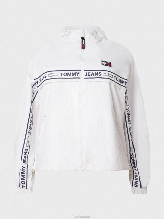 curve logo teip chicago tuulejope RJV622028 valge Tommy Hilfiger