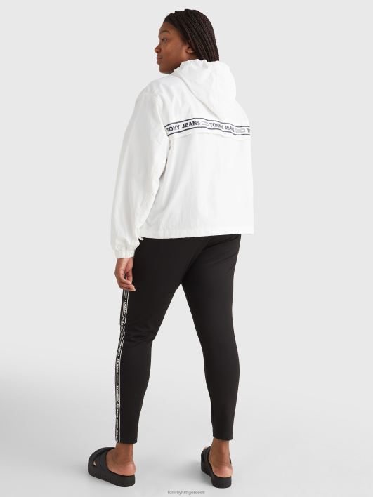 curve logo teip chicago tuulejope RJV622028 valge Tommy Hilfiger