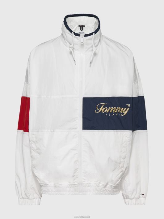 kurviarhiiv värviblokeeritud rajajakk RJV622027 valge/multi Tommy Hilfiger