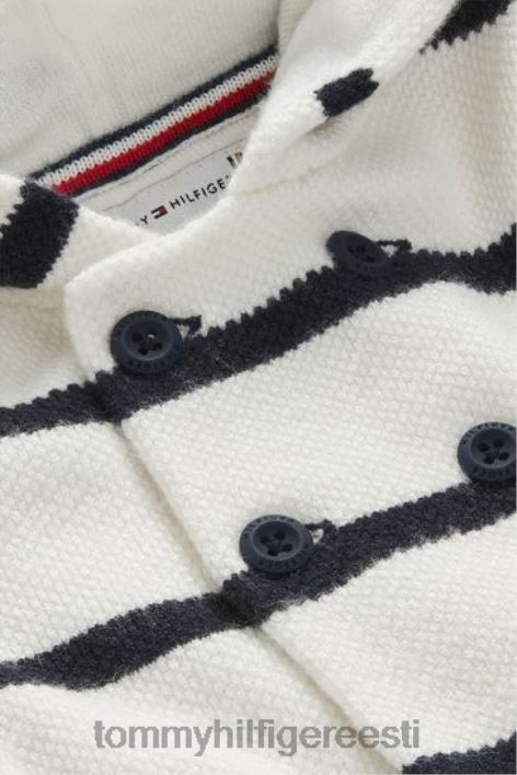 beebitriibuline kardigan RJV623616 valge Tommy Hilfiger