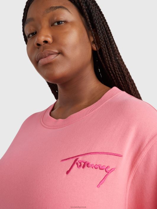 curve signatuur fliisist dressipluus RJV622181 aed roos Tommy Hilfiger