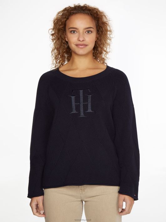 graafiline kaelusega kampsun RJV622208 kõrbe taevas Tommy Hilfiger