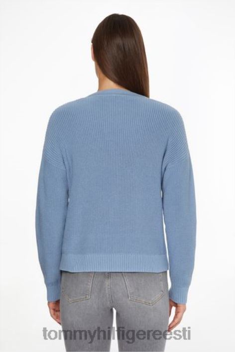 hayana v-kaelusega kardigan RJV623518 sinine Tommy Hilfiger