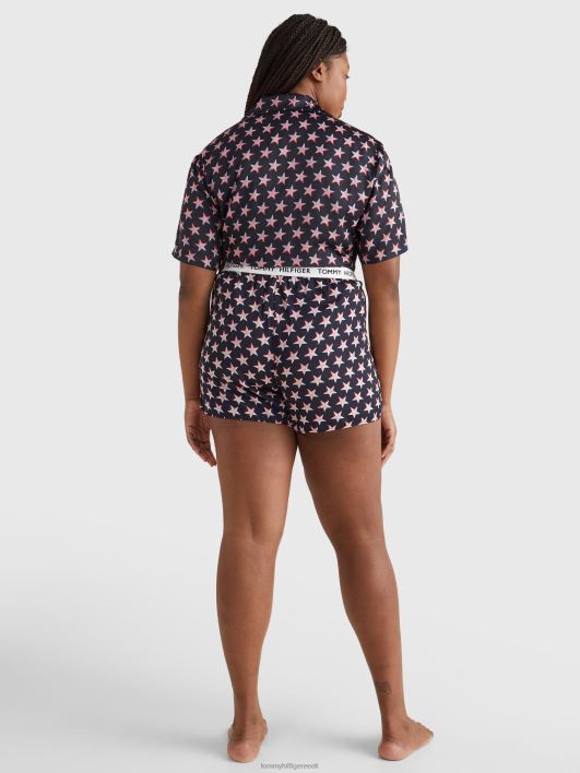 curve 85 tärniga logoga vöörihmaga lühikesed püksid RJV622441 nihketäht Tommy Hilfiger