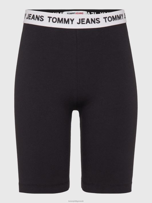 logoga vöörihmaga tsiklipüksid RJV622428 must Tommy Hilfiger