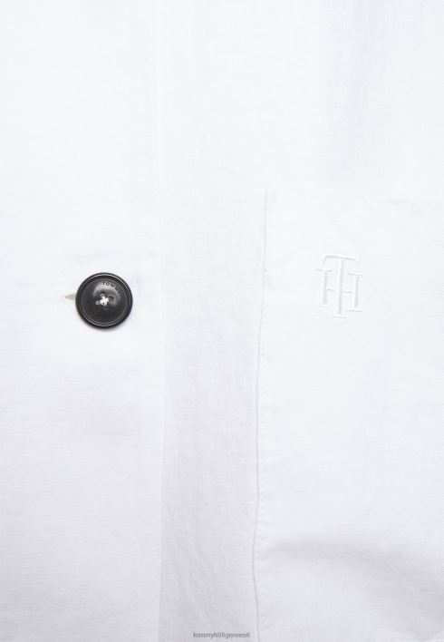 lõdvestunud bleiser RJV626349 valge Tommy Hilfiger