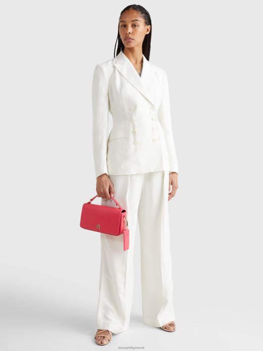 prep kaherealine kohandatud bleiser RJV621997 elevandiluust Tommy Hilfiger