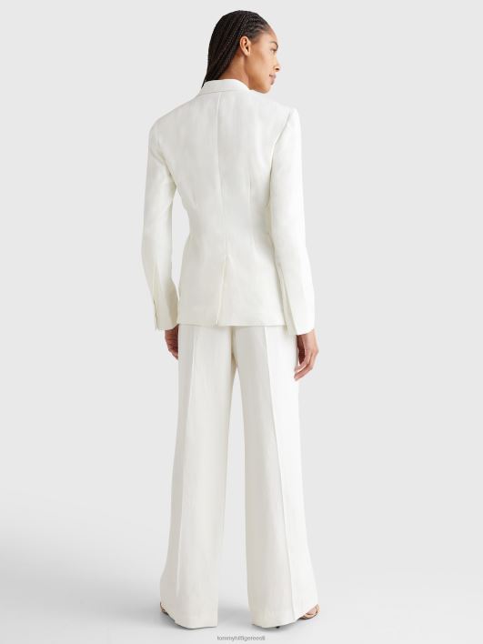 prep kaherealine kohandatud bleiser RJV621997 elevandiluust Tommy Hilfiger