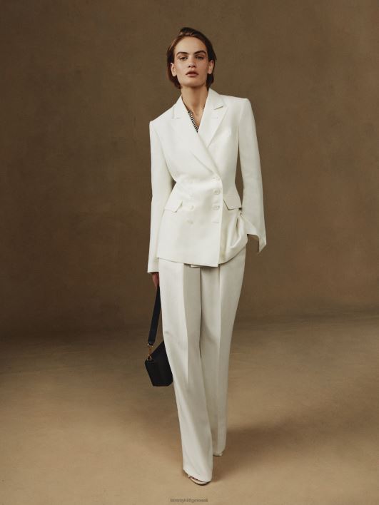 prep kaherealine kohandatud bleiser RJV621997 elevandiluust Tommy Hilfiger