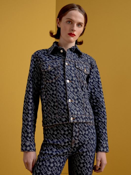 th x richard quinn teksajakk RJV621969 sinine Tommy Hilfiger