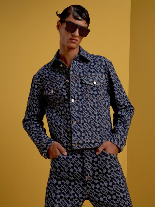 th x richard quinn teksajakk RJV621969 sinine Tommy Hilfiger