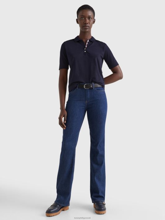 poolvarrukatega lõdvestunud polo RJV622356 kõrbe taevas Tommy Hilfiger