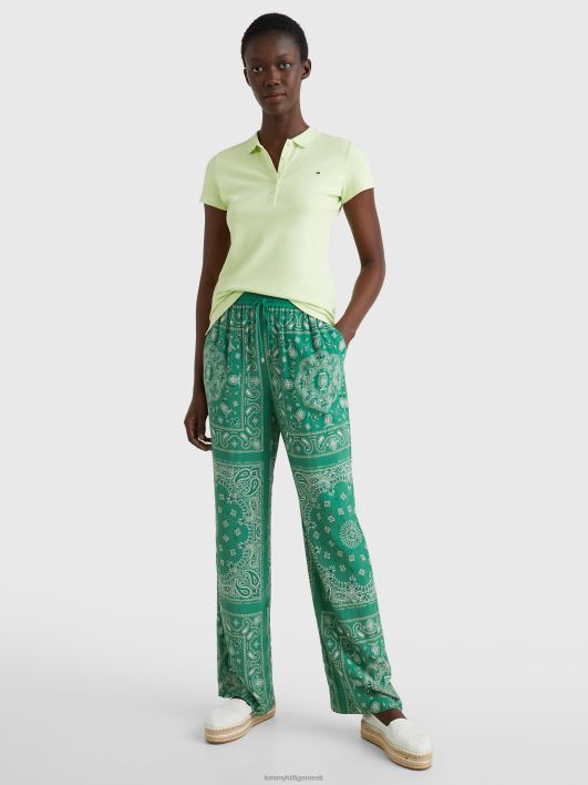 slim fit pique polo RJV622342 jäätunud tsitruselised Tommy Hilfiger