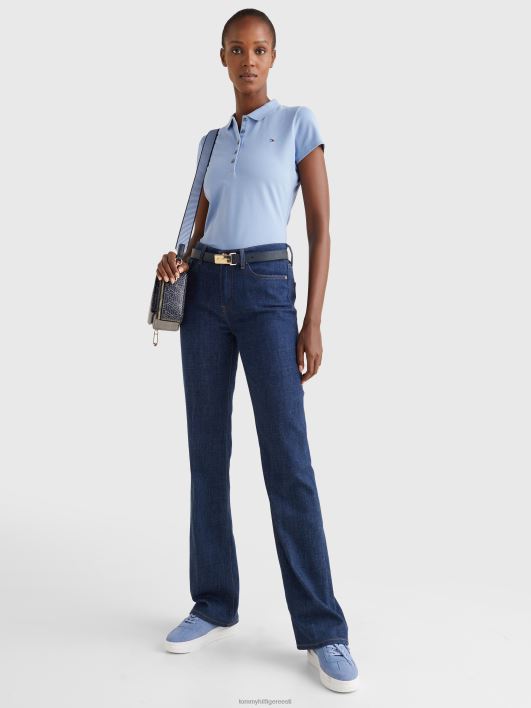 slim fit pique polo RJV622361 kuu sinine Tommy Hilfiger