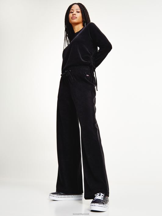 rätikuga püksid RJV622338 must Tommy Hilfiger