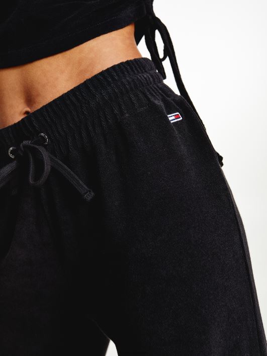 rätikuga püksid RJV622338 must Tommy Hilfiger