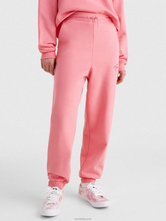 signatuurlogoga taaskasutatud kampsunist sörkijad RJV622314 aed roos Tommy Hilfiger