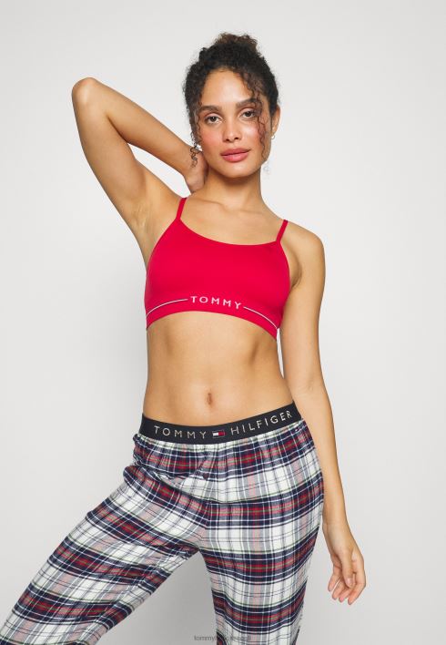 õmblusteta voodrita rinnahoidja RJV628946 esmane punane Tommy Hilfiger