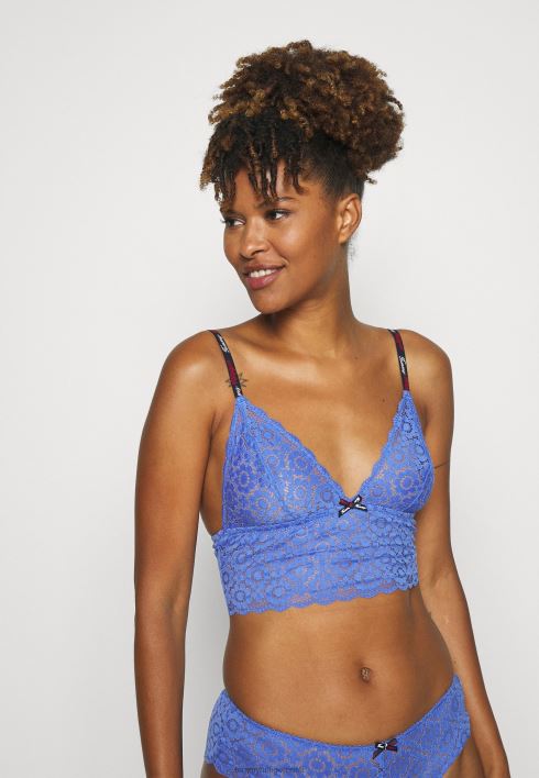 signatuur õngejada kolmnurk bralette bustier RJV628937 iirise sinine Tommy Hilfiger
