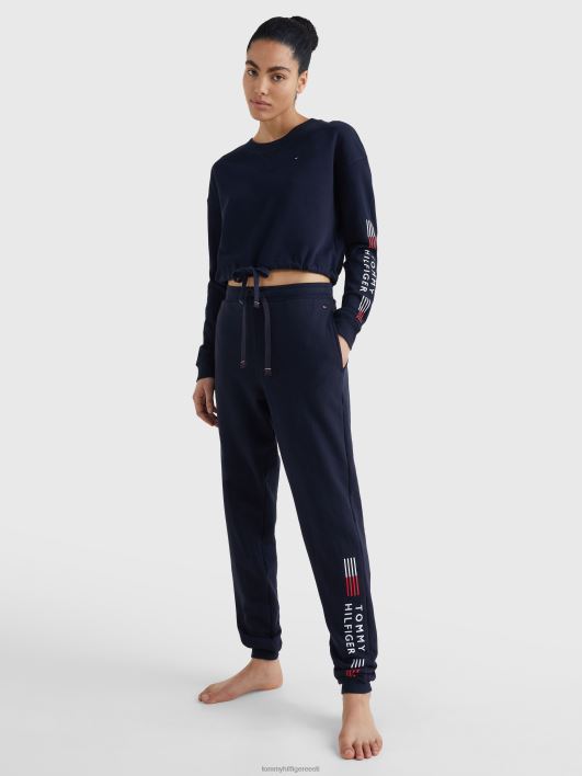 Stretch logoga dressipluus RJV622267 kõrbe taevas Tommy Hilfiger