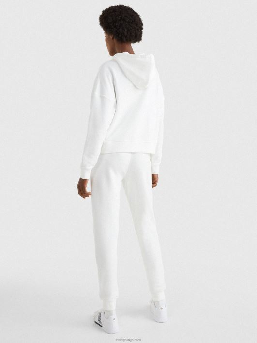 signatuuril teibiga pingutusnööriga kapuuts RJV622274 valge Tommy Hilfiger