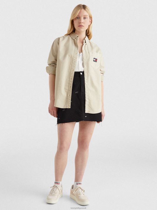 boyfriendi sobiv särk RJV622414 savanni liiv Tommy Hilfiger