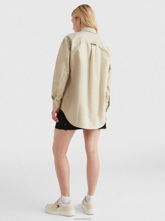 boyfriendi sobiv särk RJV622414 savanni liiv Tommy Hilfiger