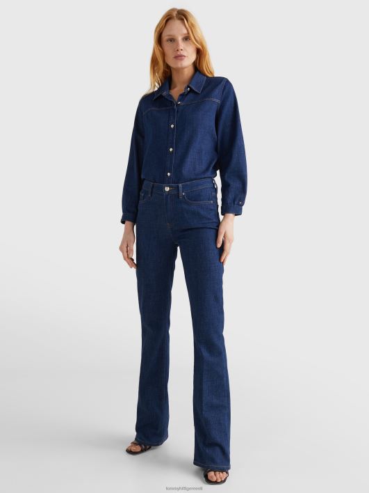 lõdvestunud istmega teksasärk RJV622409 palo Tommy Hilfiger