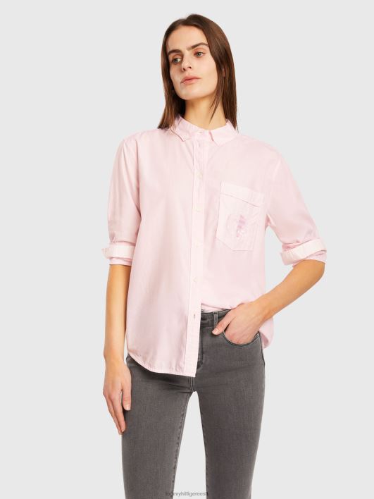 lõdvestunud särk RJV622398 heleroosa Tommy Hilfiger