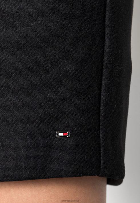 blendbuttons lühike seelik miniseelik RJV625599 must Tommy Hilfiger