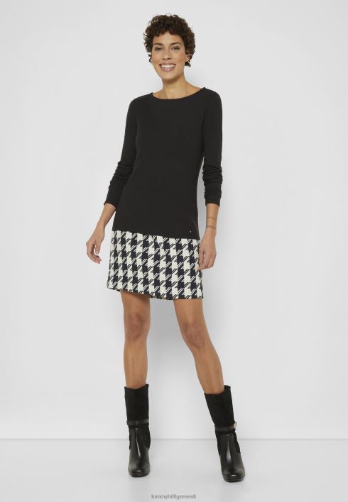 houndst lühike seelik miniseelik RJV625955 kõrbetaevas/ekru Tommy Hilfiger