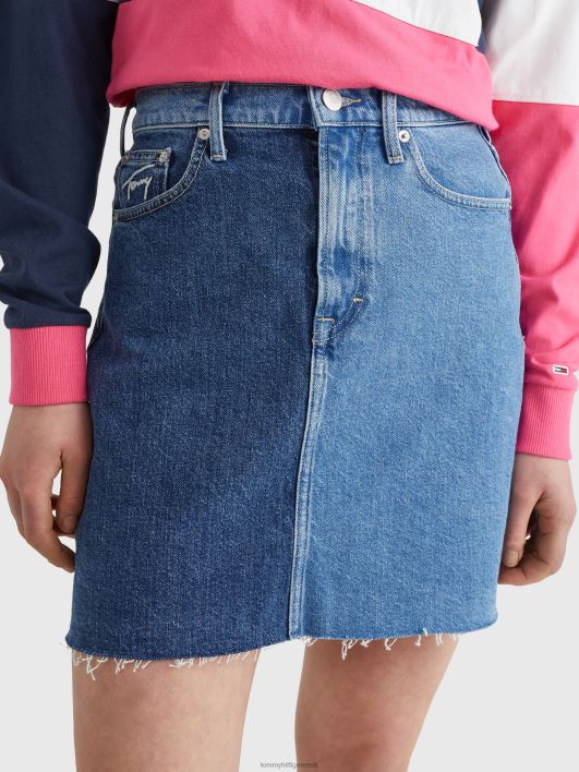 kahevärviline taaskasutatud teksaseelik RJV622501 denim valgus Tommy Hilfiger