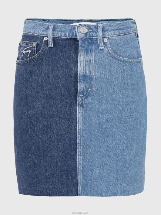 kahevärviline taaskasutatud teksaseelik RJV622501 denim valgus Tommy Hilfiger
