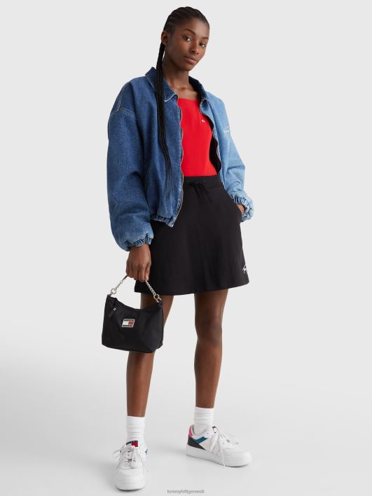 logoga mini seelik RJV622473 must Tommy Hilfiger