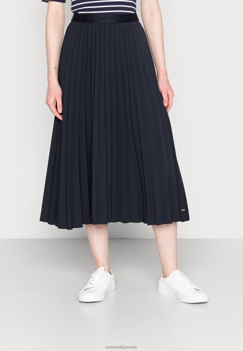 midi seelik a-line seelik RJV627634 kõrbe taevas Tommy Hilfiger