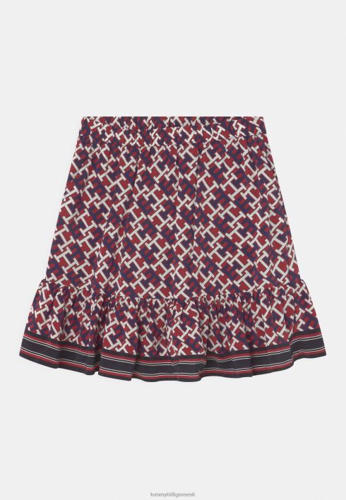 monogramm a-line seelik RJV625463 punane Tommy Hilfiger