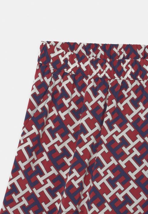 monogramm a-line seelik RJV625463 punane Tommy Hilfiger