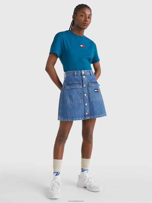 rinnamärgi miniseelik RJV622487 denim keskmine Tommy Hilfiger