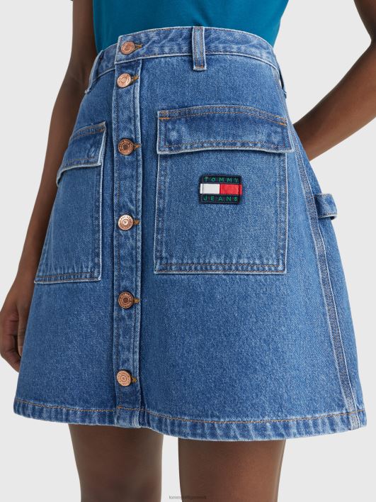 rinnamärgi miniseelik RJV622487 denim keskmine Tommy Hilfiger