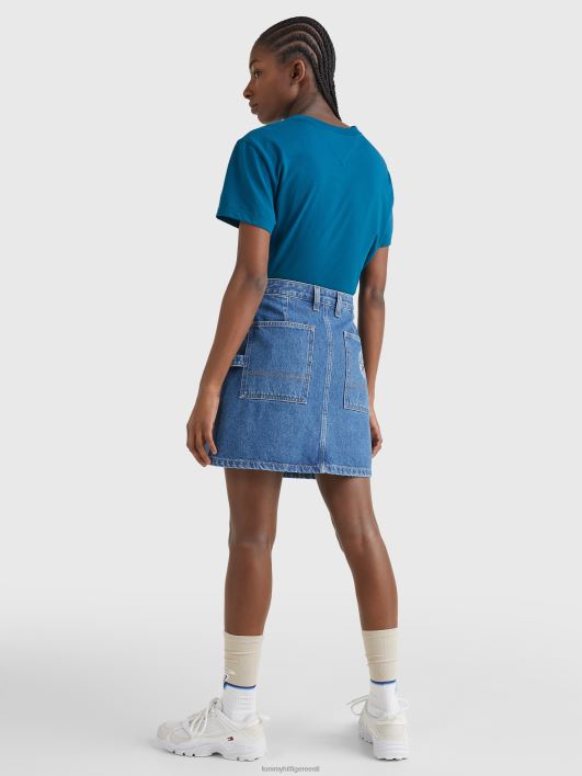 rinnamärgi miniseelik RJV622487 denim keskmine Tommy Hilfiger