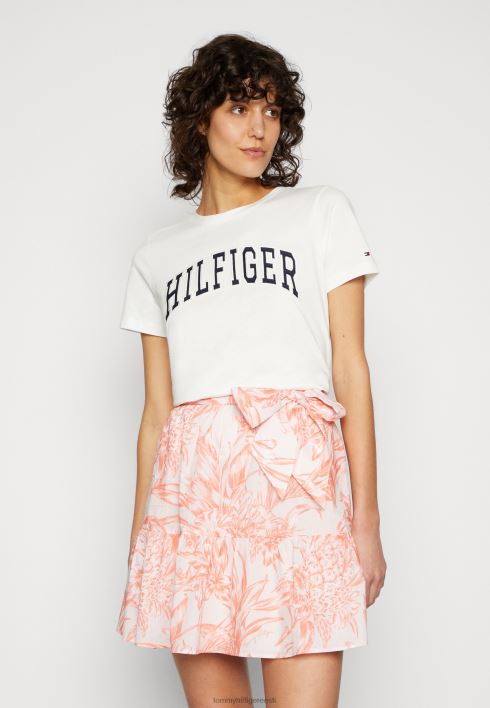 voile trükitud põlvseelik miniseelik RJV626541 ananassisaar/päikeseloojangu virsik Tommy Hilfiger