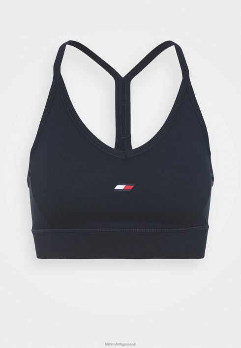 kerge intensiivsusega võidusõitja rinnahoidja kerge tugi spordirinnahoidja RJV628949 kõrbe taevas Tommy Hilfiger