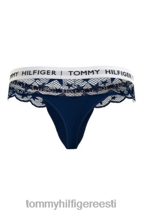85 tärni pitsist stringid RJV623554 sinine Tommy Hilfiger