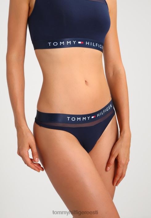 läbipaistev painduv stringid RJV624123 mereväe bleiser Tommy Hilfiger