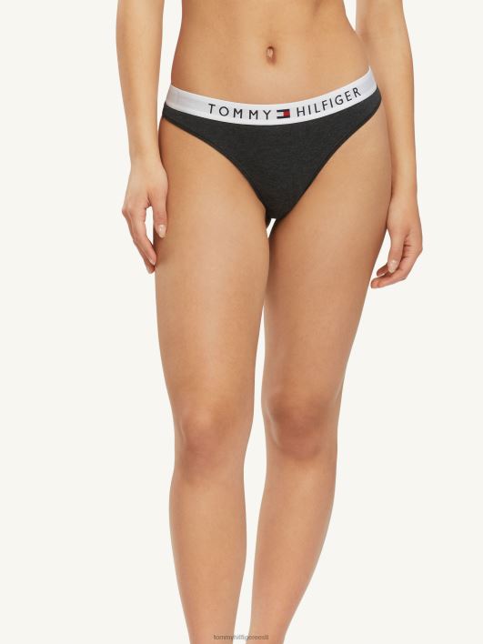 logoga vöörihma stringid RJV622241 must/kanarbik Tommy Hilfiger