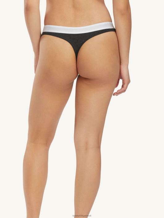 logoga vöörihma stringid RJV622241 must/kanarbik Tommy Hilfiger