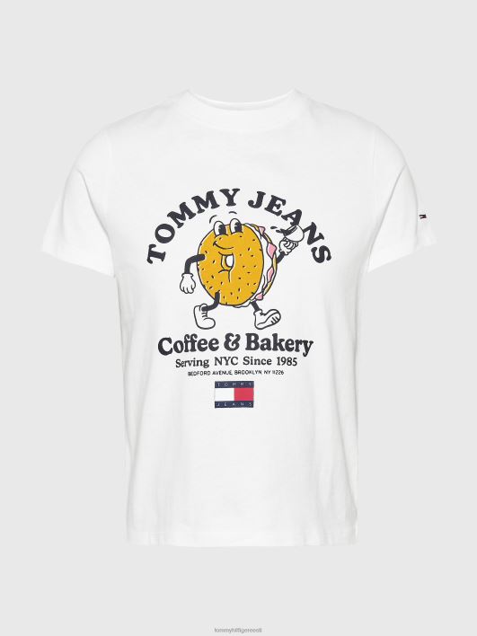 bageli mustriga t-särk RJV622773 valge Tommy Hilfiger