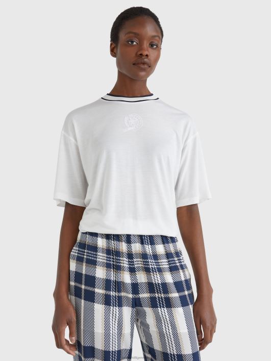 ikoonid lõdvestunud poolvarrukatega RJV622820 ekru Tommy Hilfiger