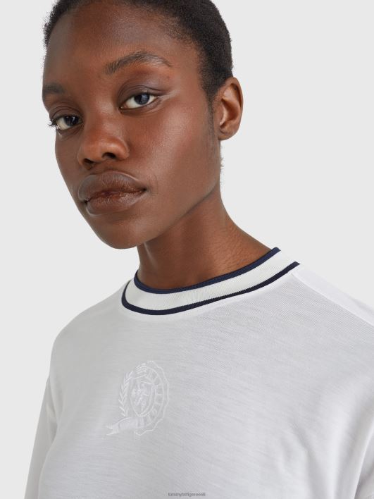 ikoonid lõdvestunud poolvarrukatega RJV622820 ekru Tommy Hilfiger