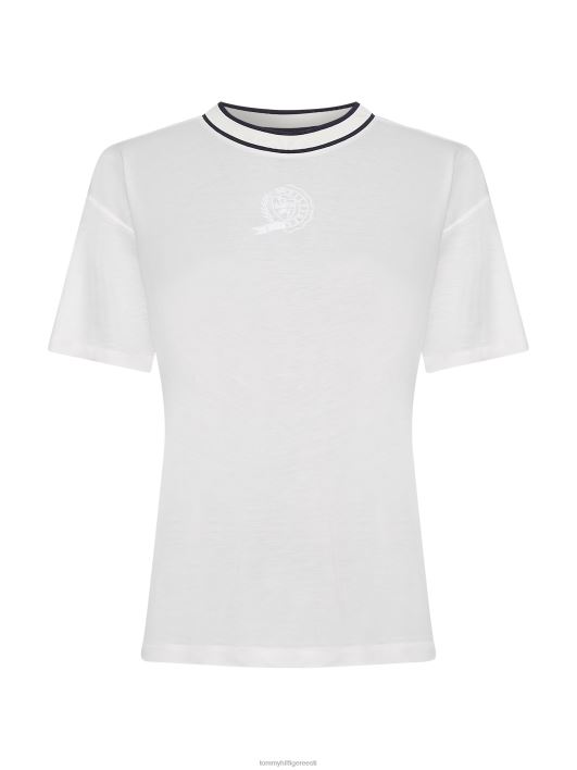 ikoonid lõdvestunud poolvarrukatega RJV622820 ekru Tommy Hilfiger